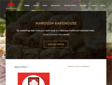 Tablet Screenshot of maroushbakehouse.com